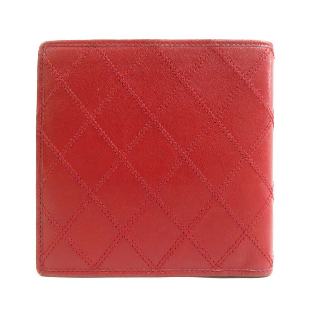 CHANEL Red Leather Wallet - Picture 2 of 8